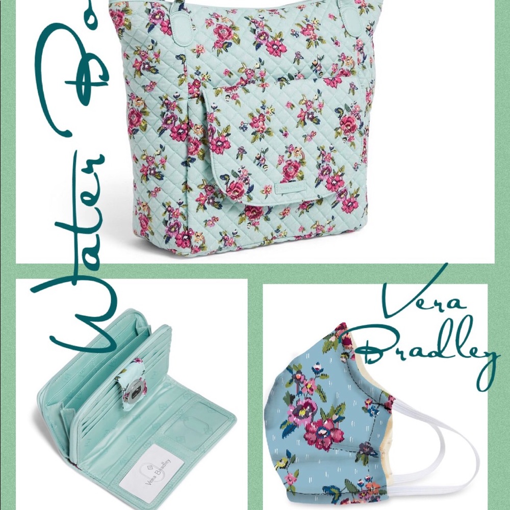 🌺3Pc VERA BRADLEY Water Bouquet Print🌺